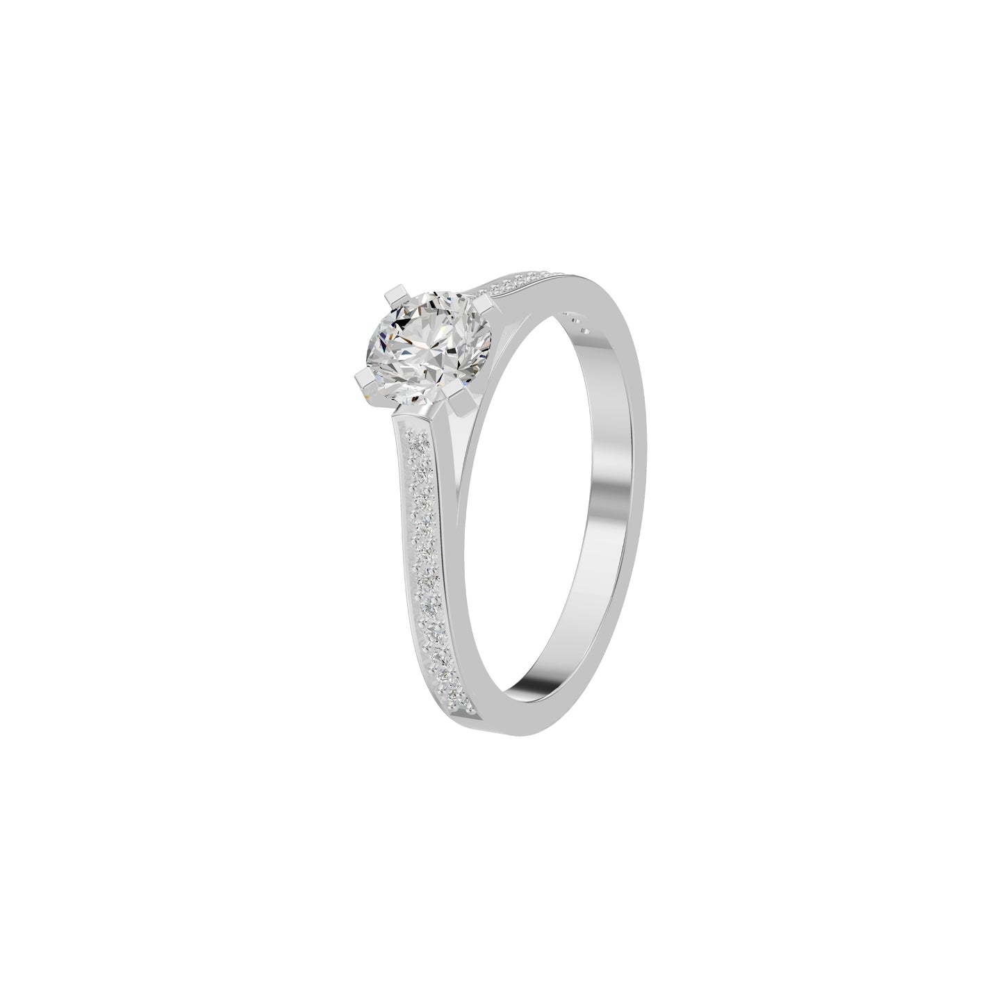 DLR002210 18 KT / White Gold / 18