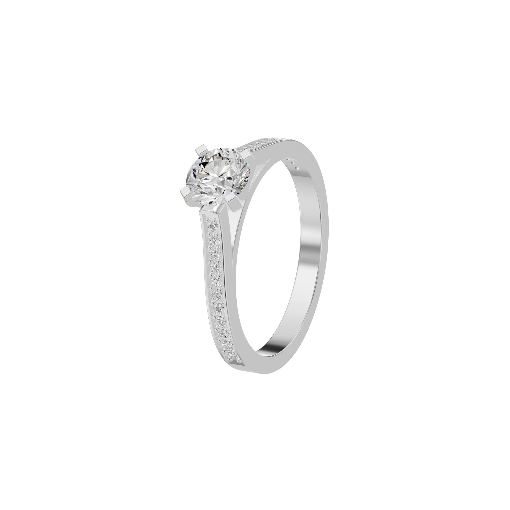 DLR002210 18 KT / White Gold / 18