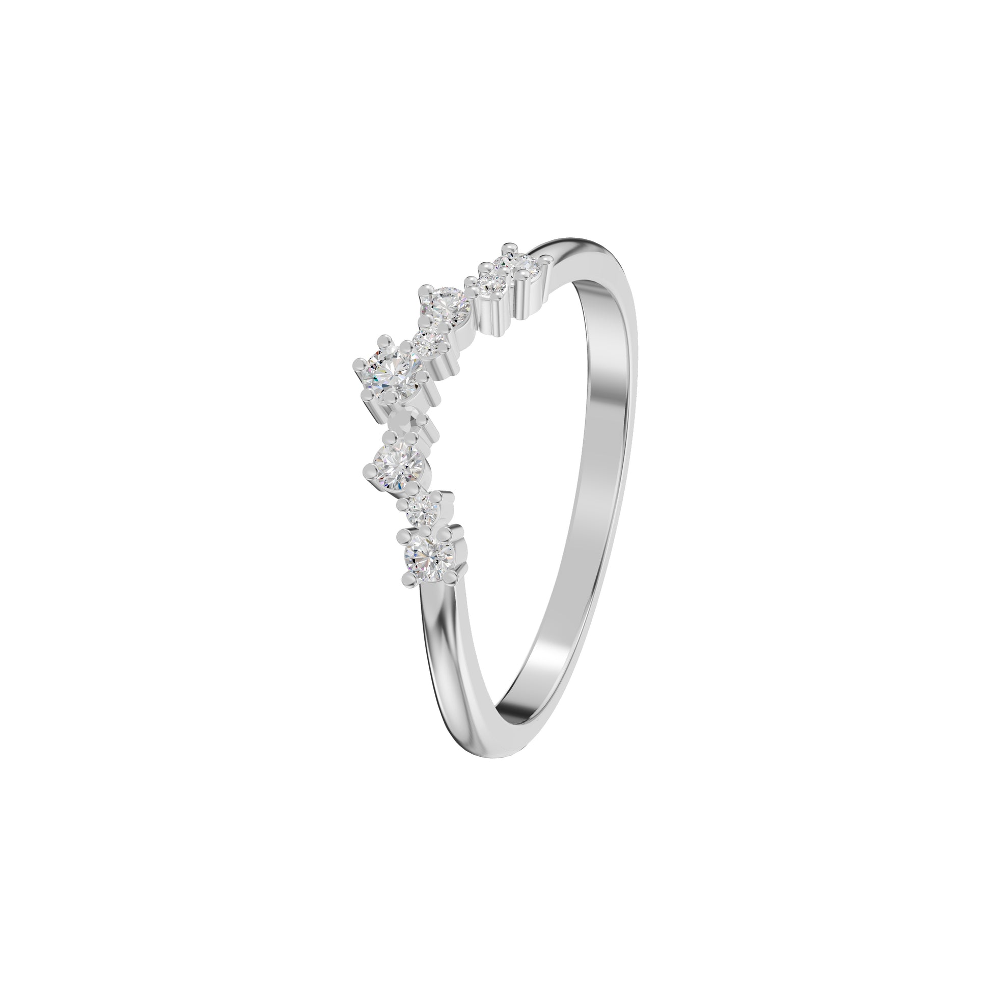 DLR002216 18 KT / White Gold / 18