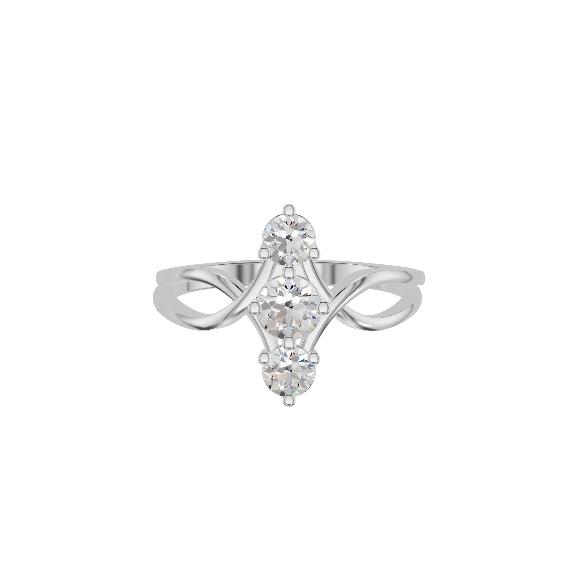 DLR002219 18 KT / White Gold / 18