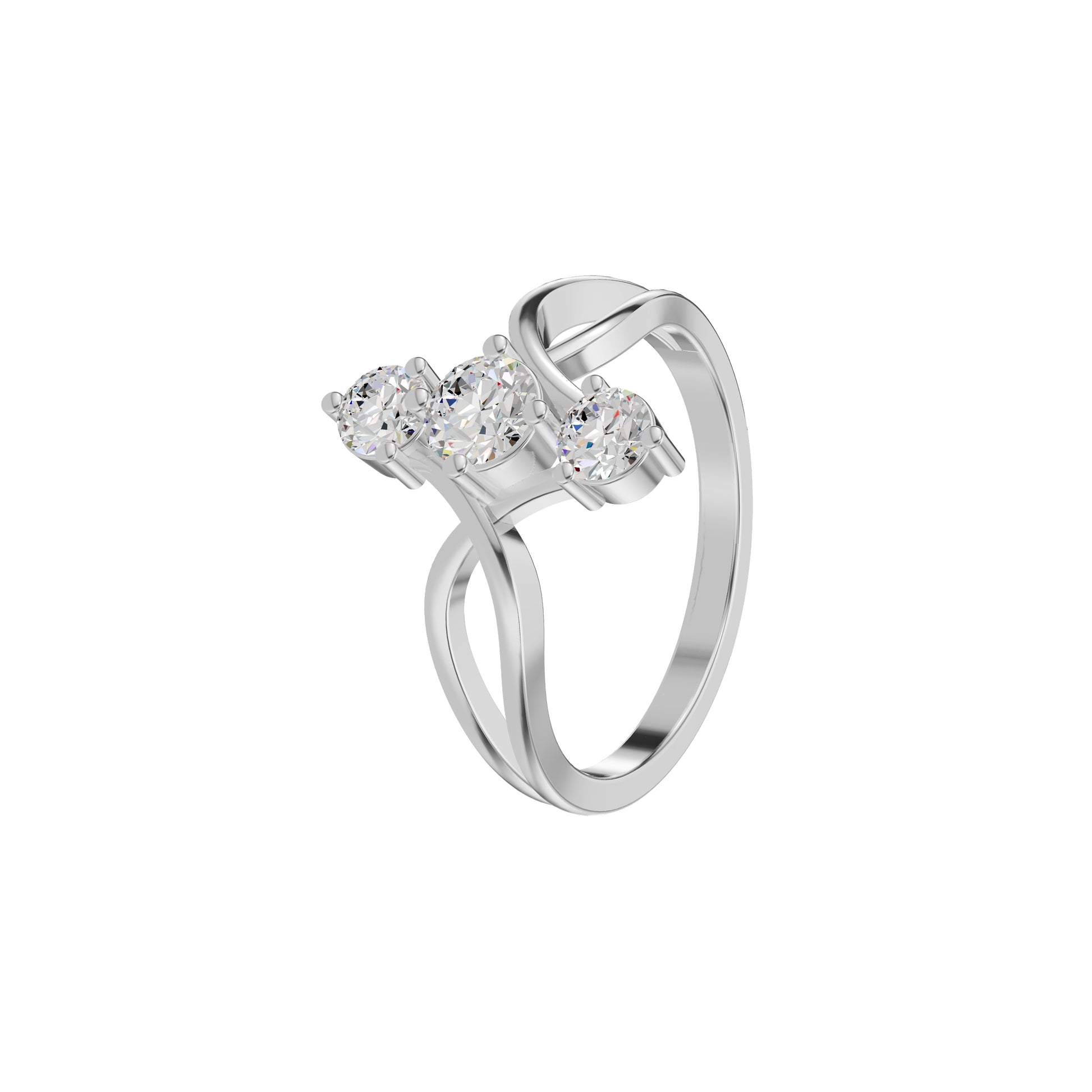 DLR002219 18 KT / White Gold / 18