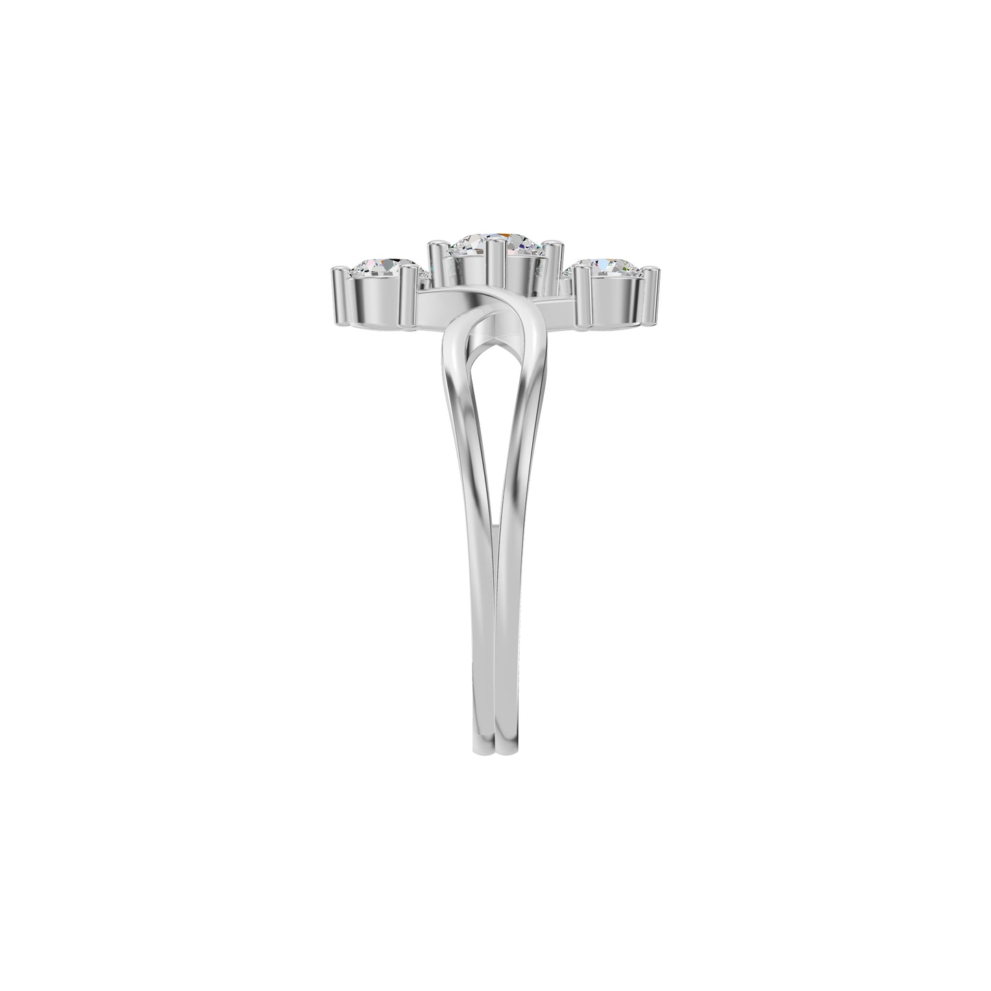 DLR002219 18 KT / White Gold / 18