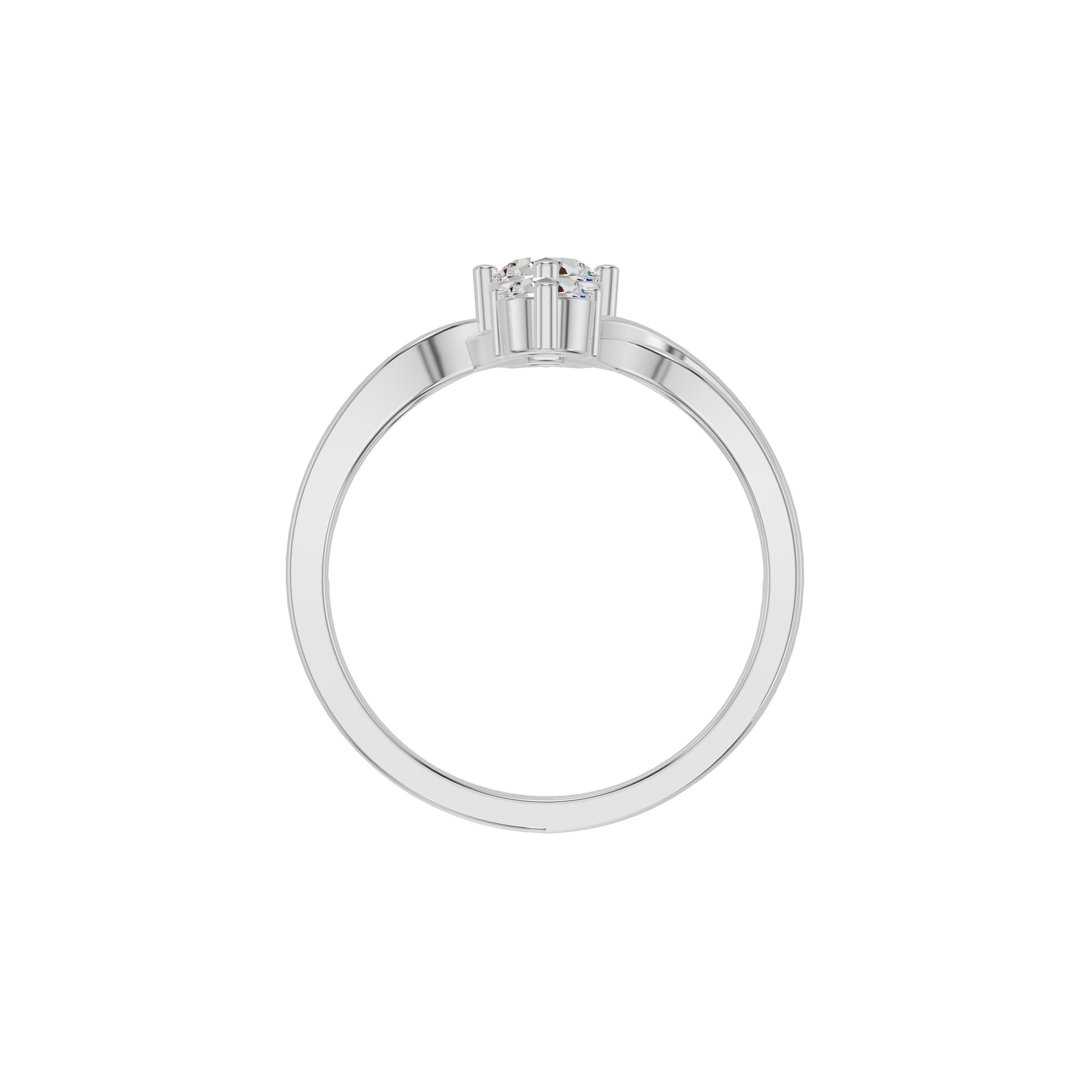 DLR002219 18 KT / White Gold / 18