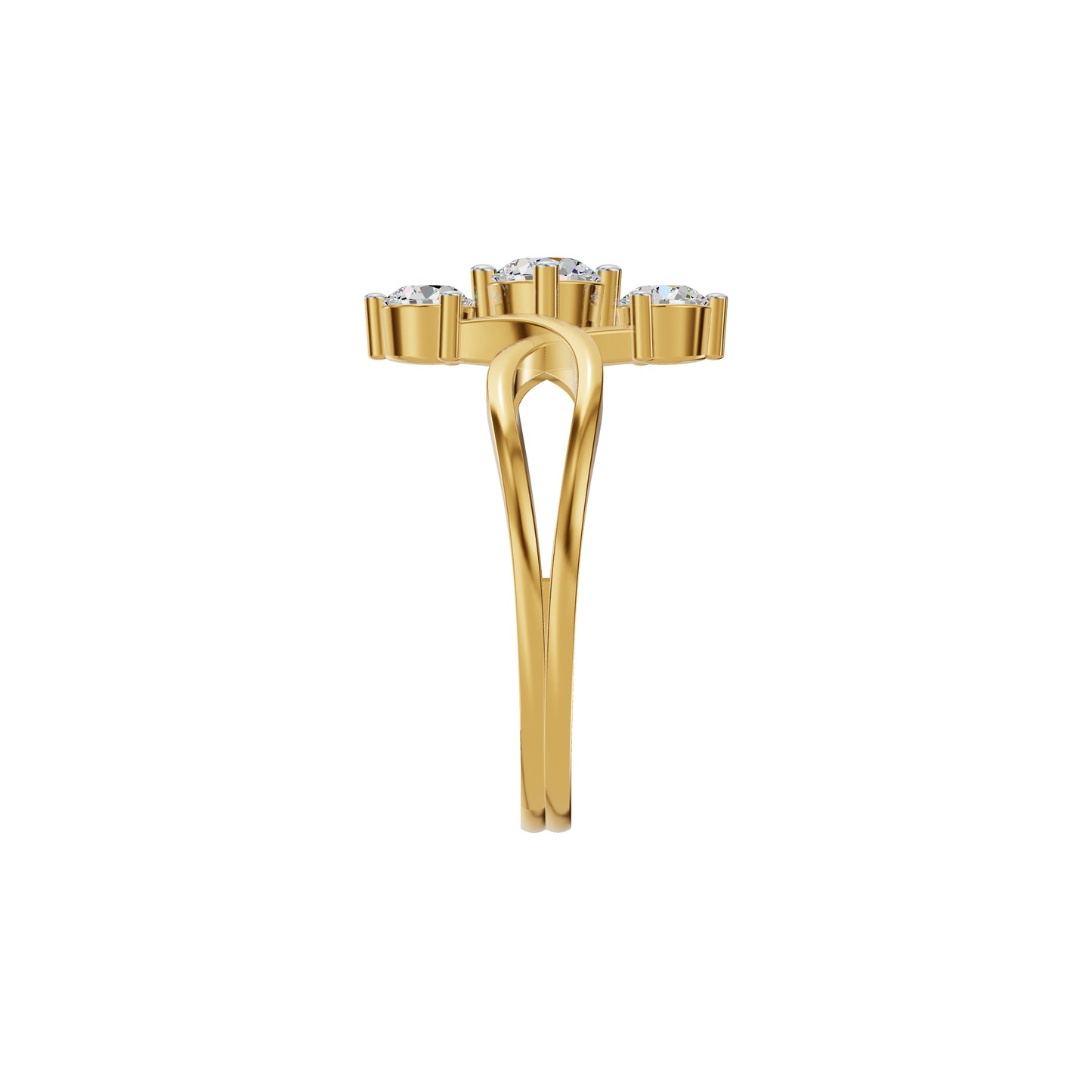 DLR002219 18 KT / Yellow Gold / 18