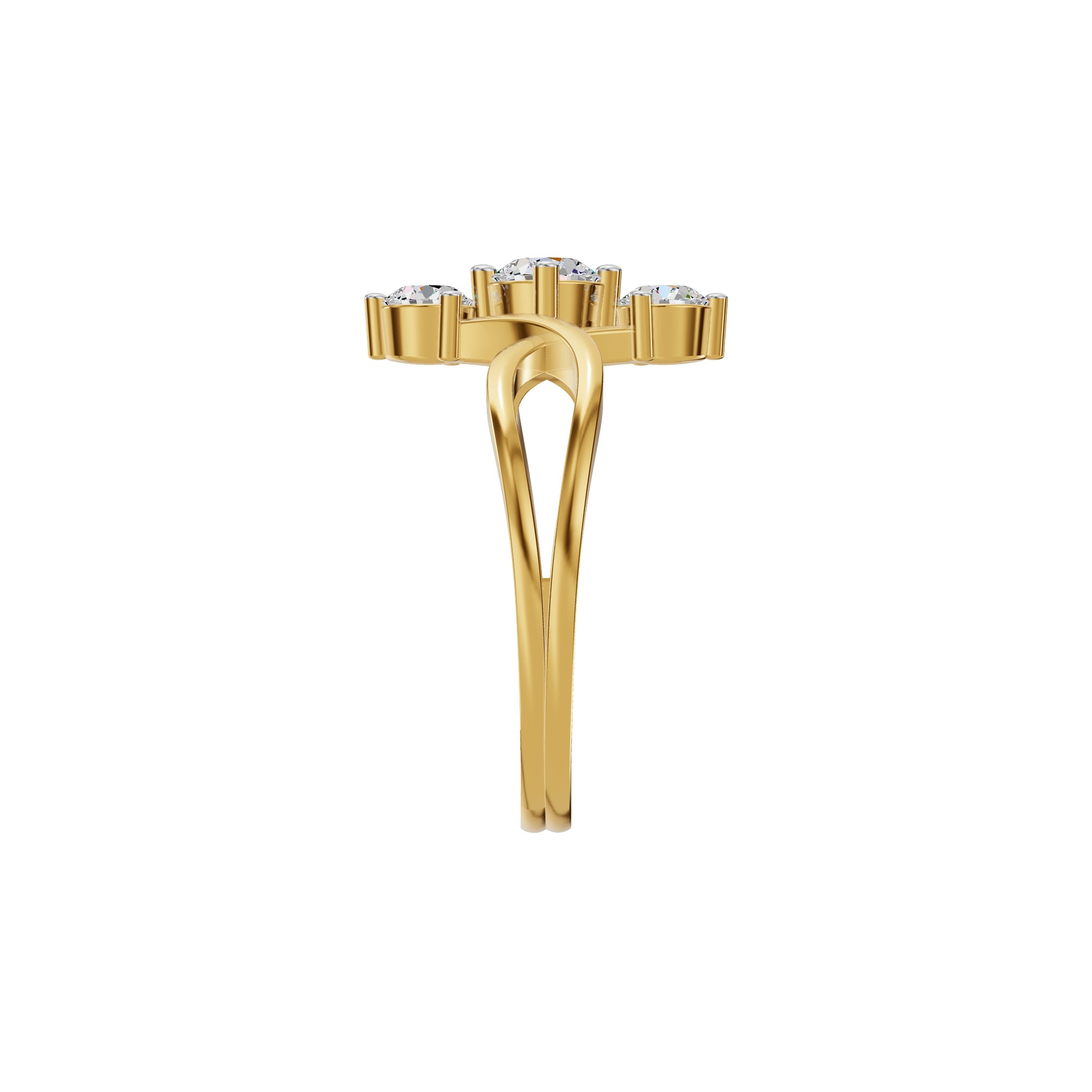 DLR002219 18 KT / Yellow Gold / 18