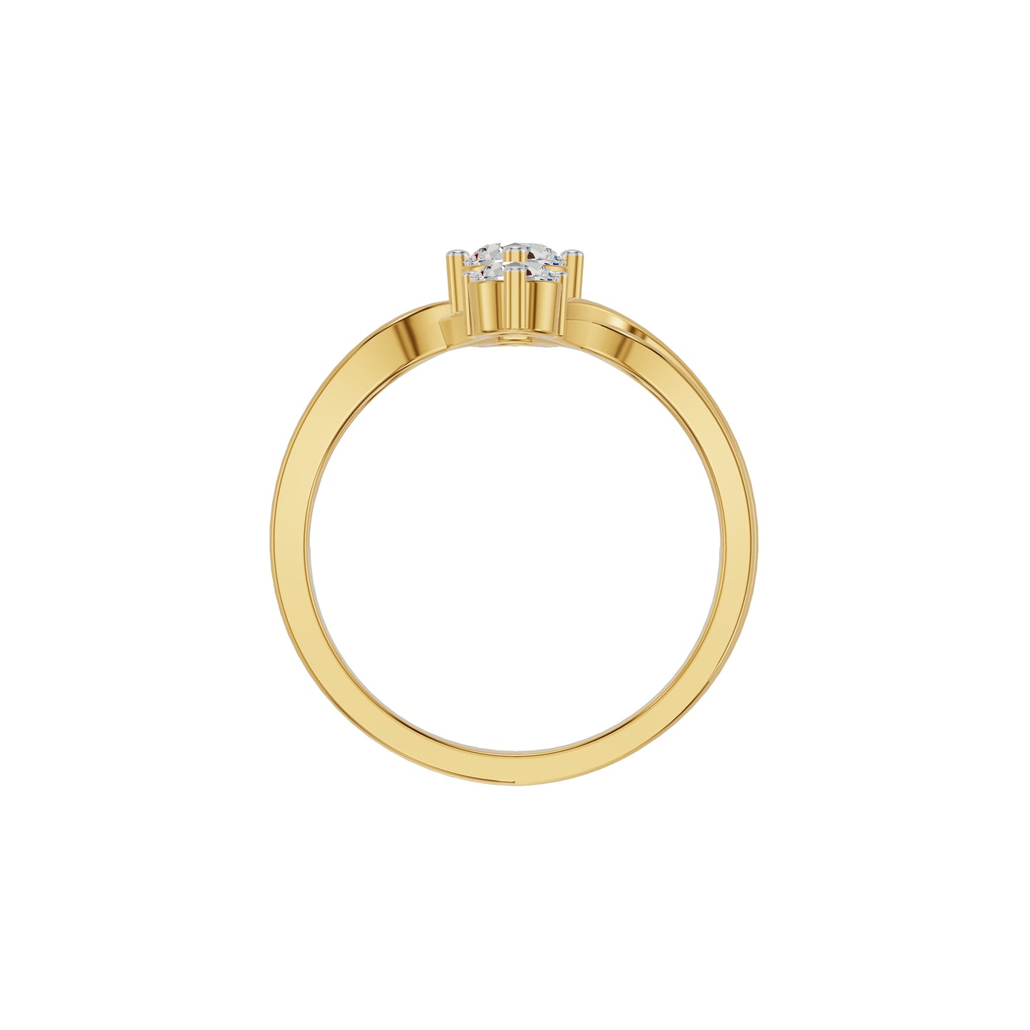 DLR002219 18 KT / Yellow Gold / 18