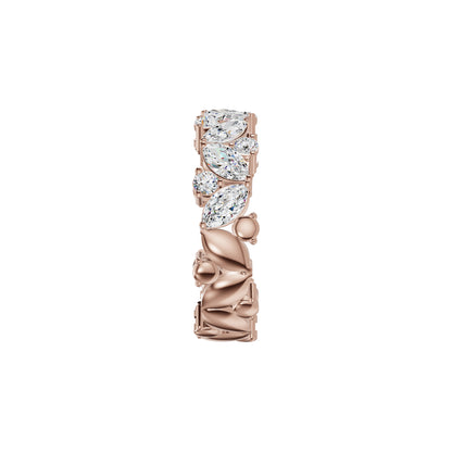 Marquise Cluster Diamond Band Ring