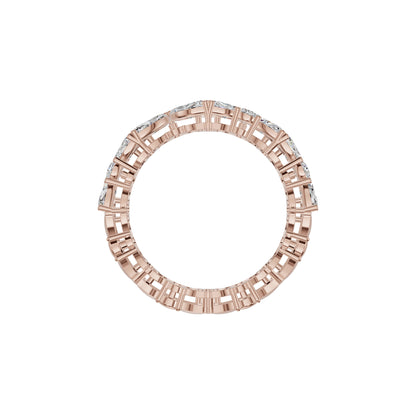 Marquise Cluster Diamond Band Ring