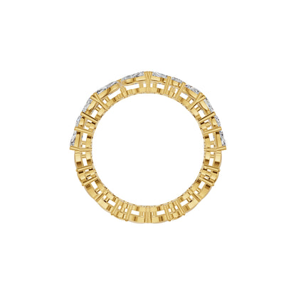 Marquise Cluster Diamond Band Ring