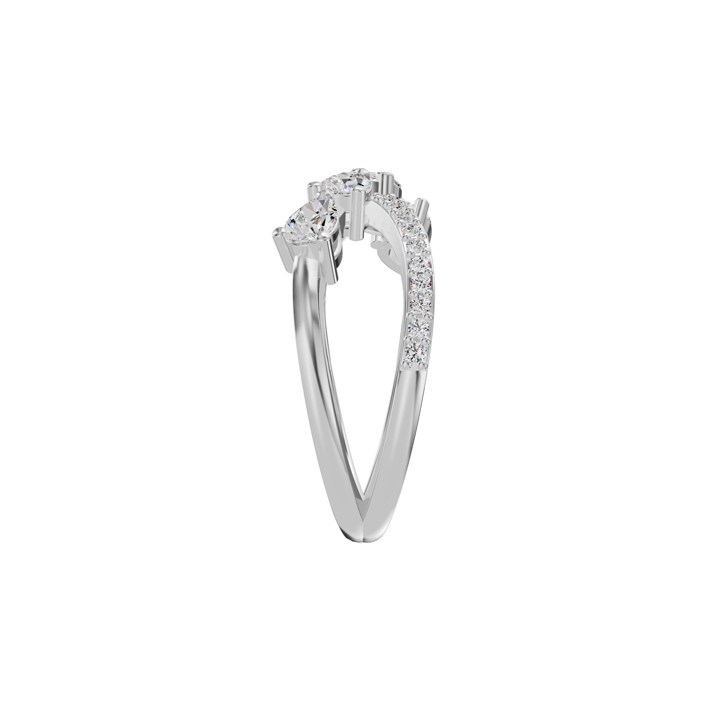 DLR002222 18 KT / White Gold / 18