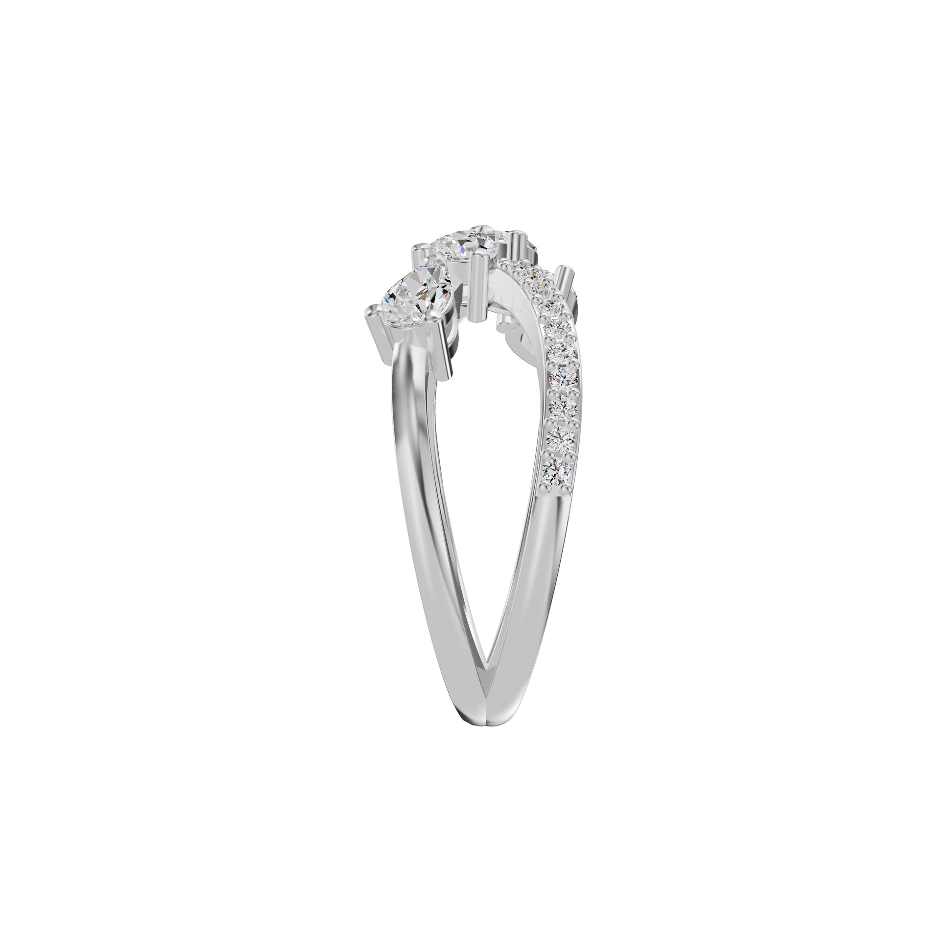 DLR002222 18 KT / White Gold / 18