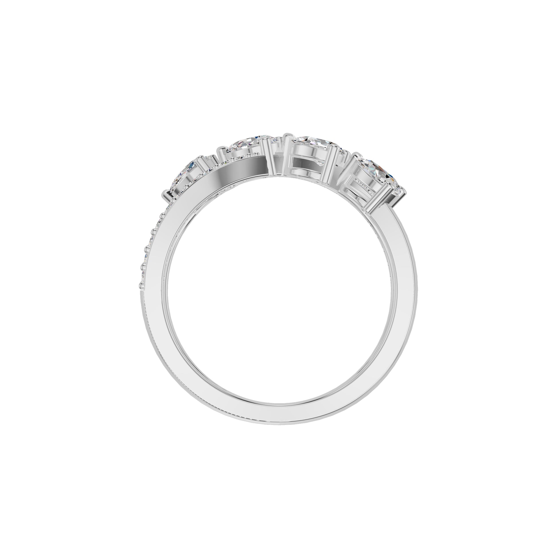 DLR002222 18 KT / White Gold / 18