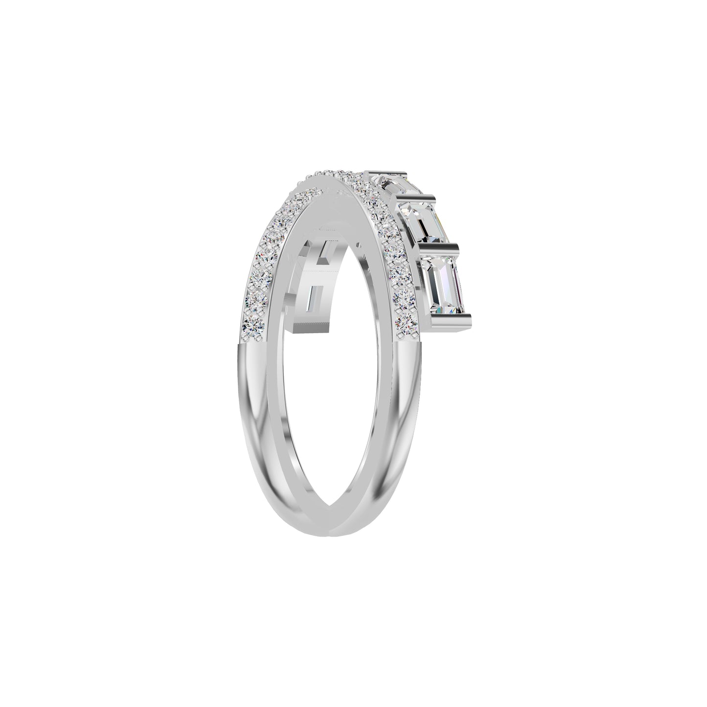 DLR002223 18 KT / White Gold / 18