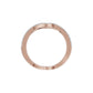 Wishbone Chevron Diamond Ring 18 KT / Rose Gold / 18