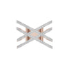 Starry Corset Diamond Ring 18 KT / Rose Gold / 18