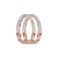 Starry Corset Diamond Ring 18 KT / Rose Gold / 18