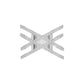 Starry Corset Diamond Ring 18 KT / White Gold / 18