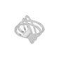 Starry Corset Diamond Ring 18 KT / White Gold / 18