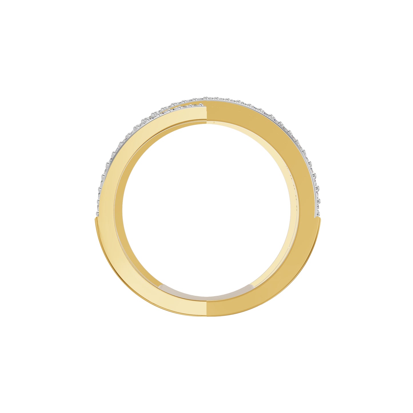 Starry Corset Diamond Ring 18 KT / Yellow Gold / 18