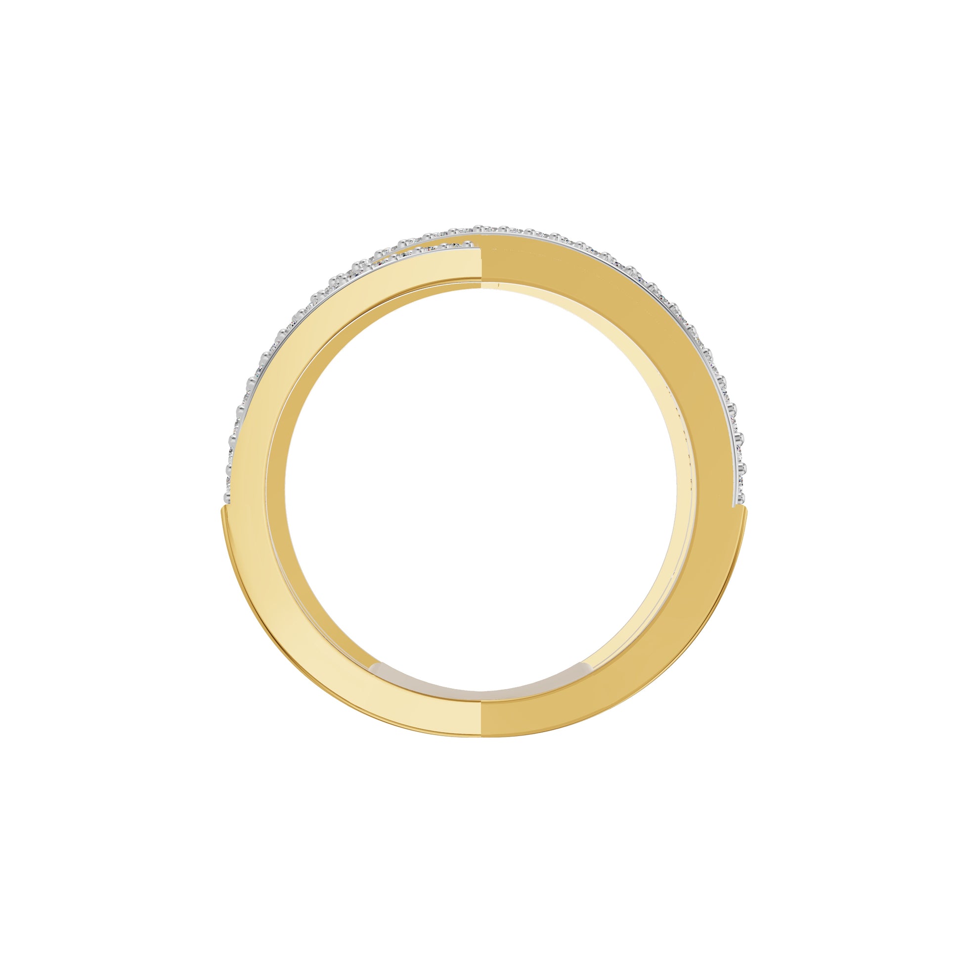 Starry Corset Diamond Ring 18 KT / Yellow Gold / 18