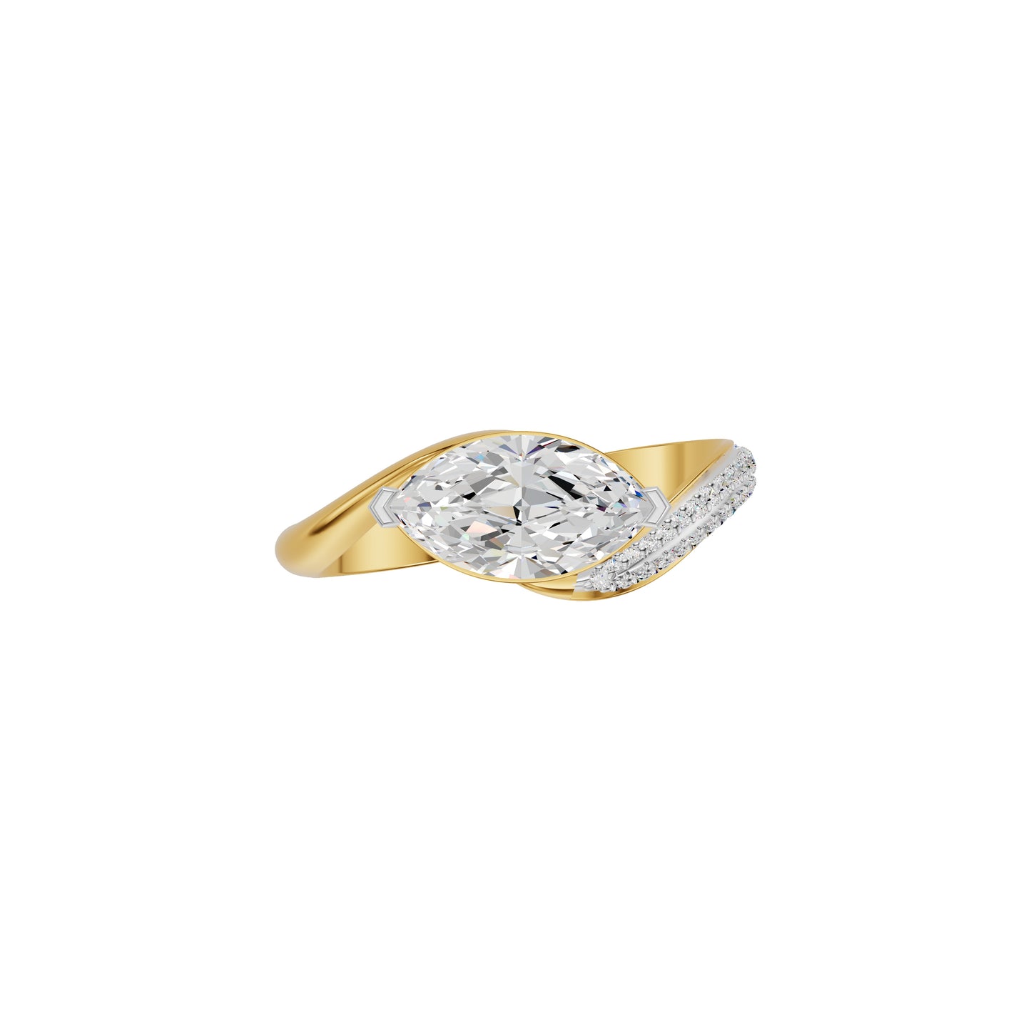 DLR002231 18 KT / Yellow Gold / 18