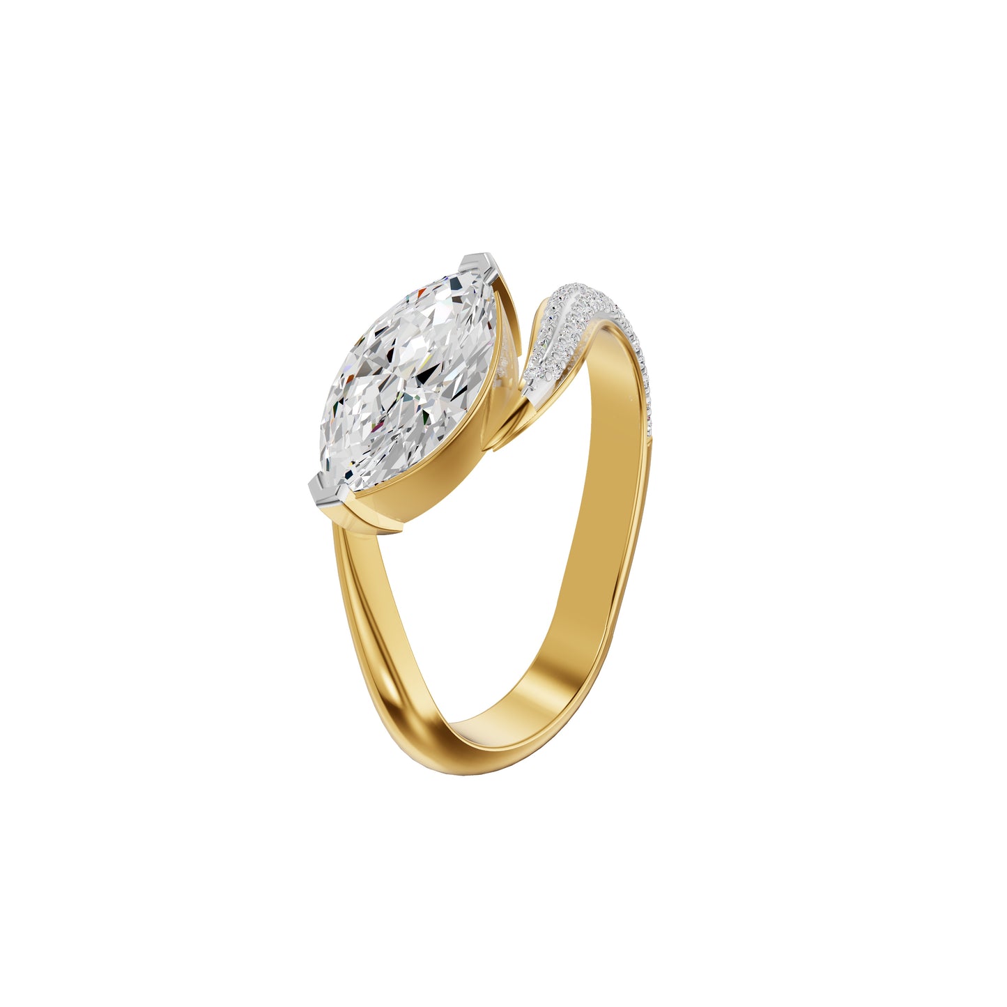 DLR002231 18 KT / Yellow Gold / 18