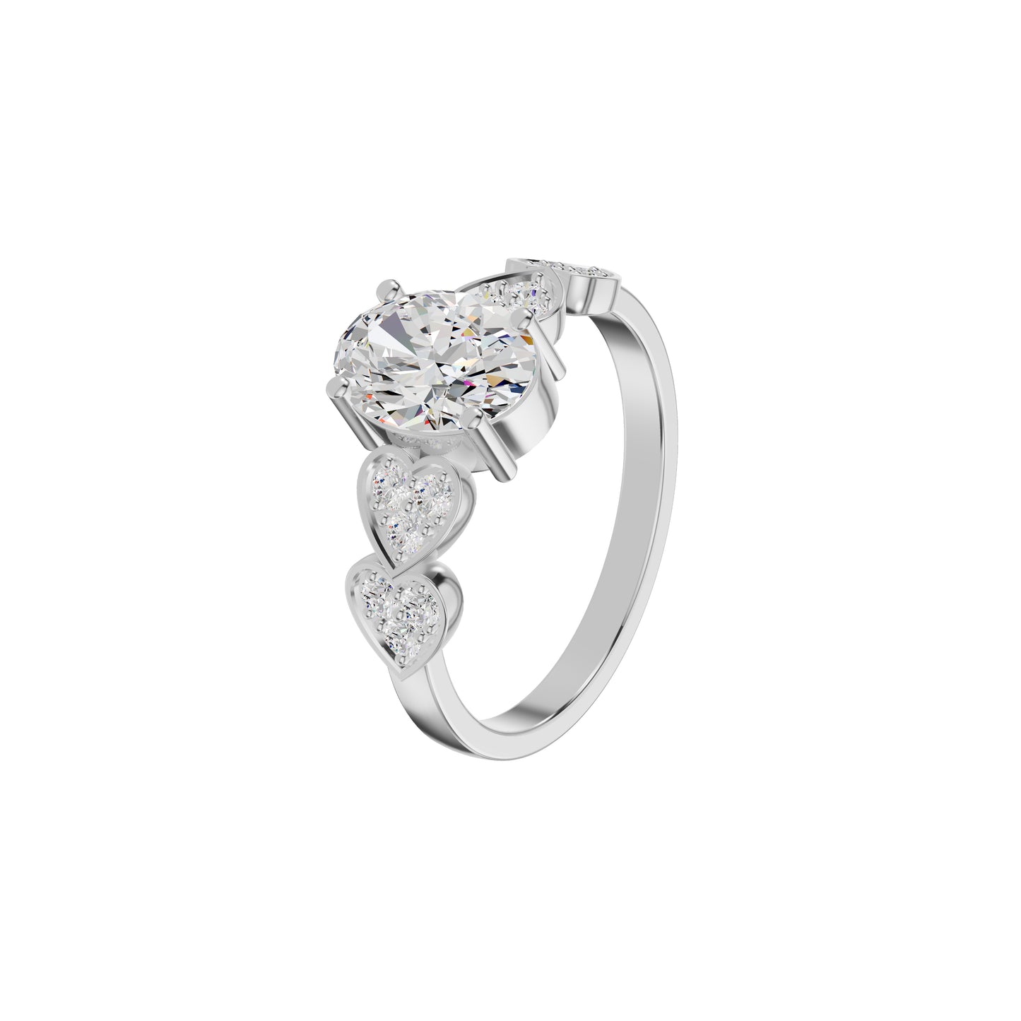DLR002233 18 KT / White Gold / 18