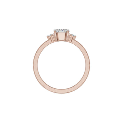 DLR002235 18 KT / Rose Gold / 18