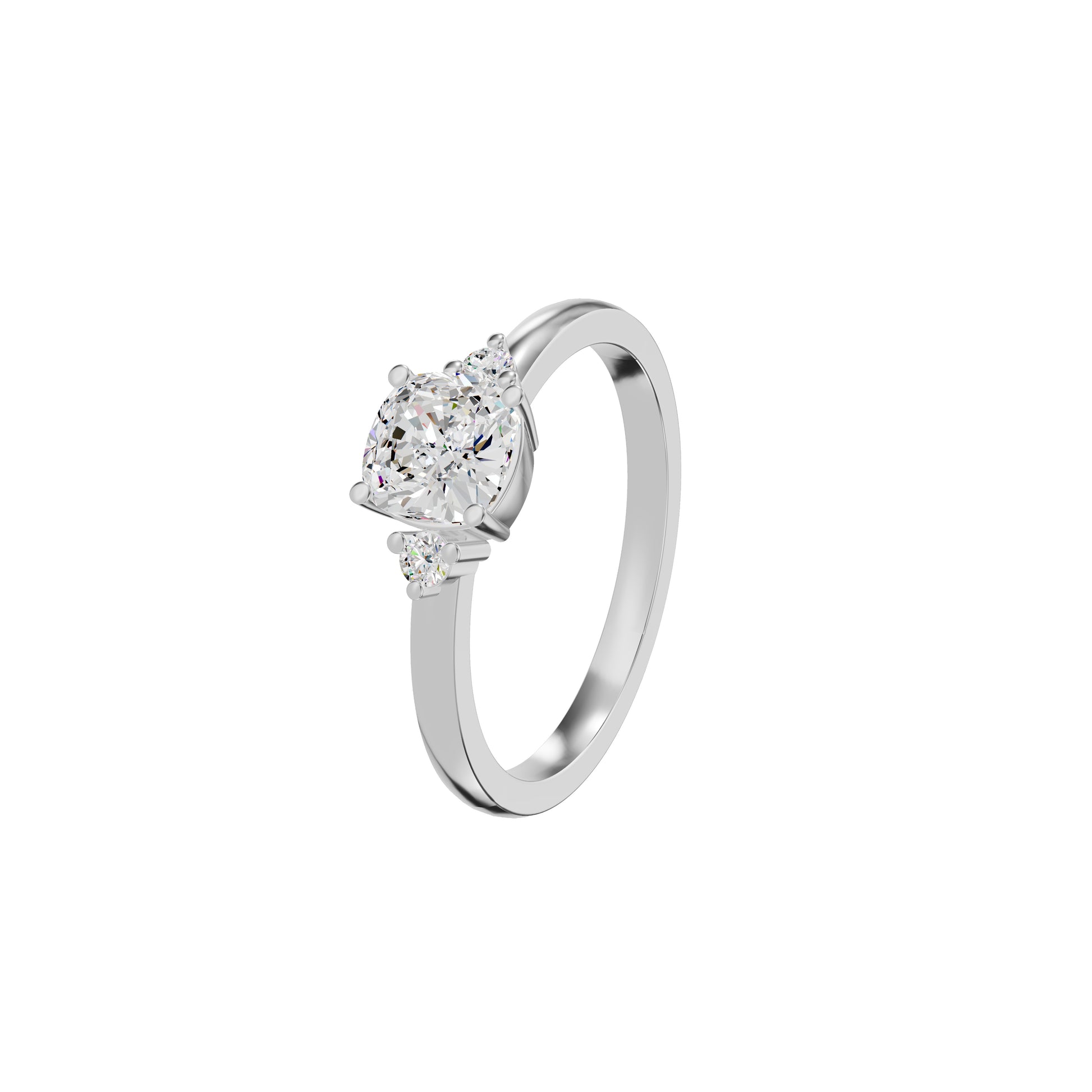 DLR002235 18 KT / White Gold / 18