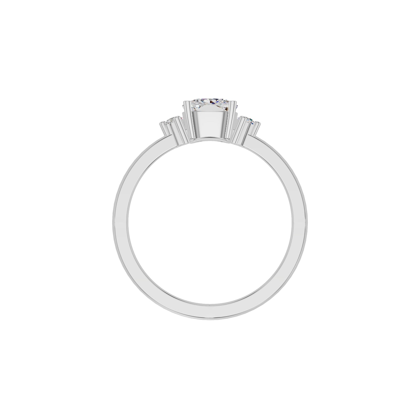DLR002235 18 KT / White Gold / 18