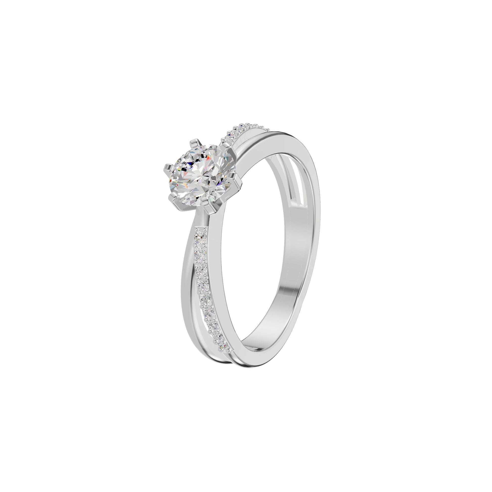 DLR002238 18 KT / White Gold / 18