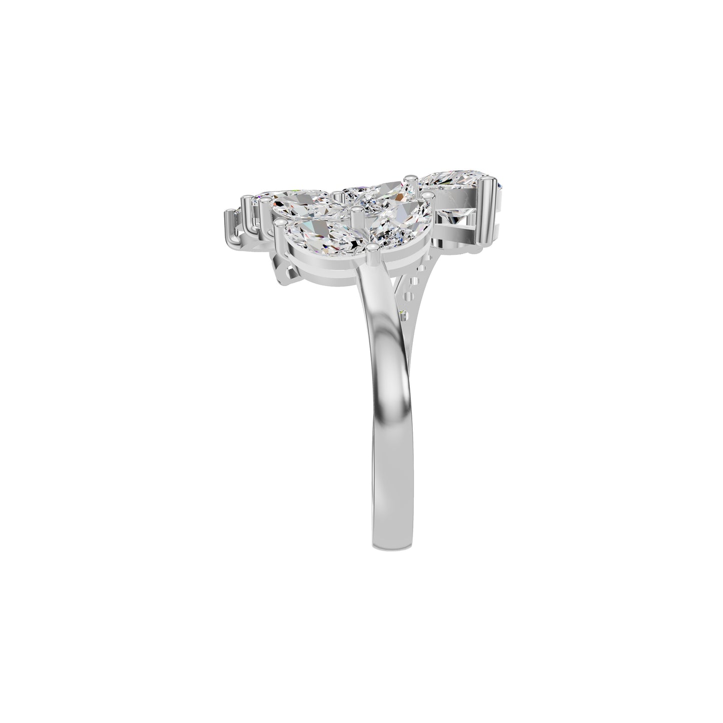 DLR002244 18 KT / White Gold / 18