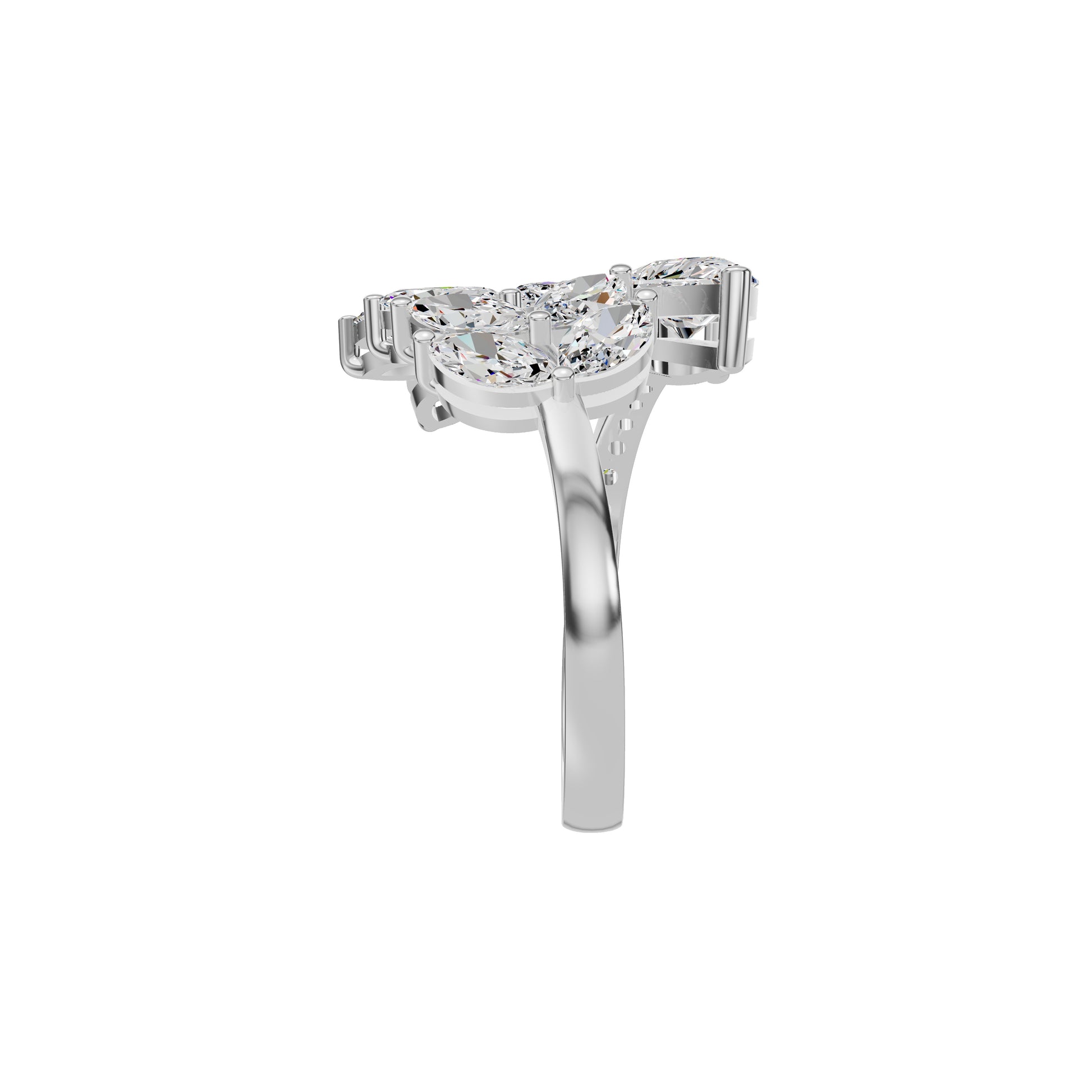 DLR002244 18 KT / White Gold / 18