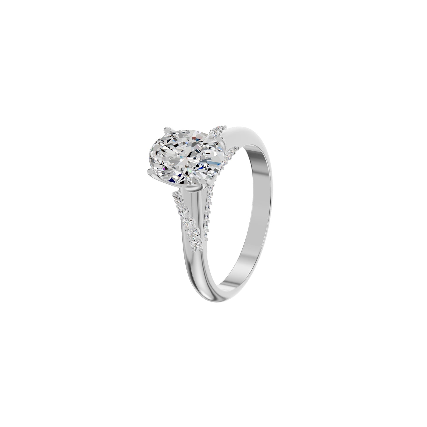 DLR002248 18 KT / White Gold / 18