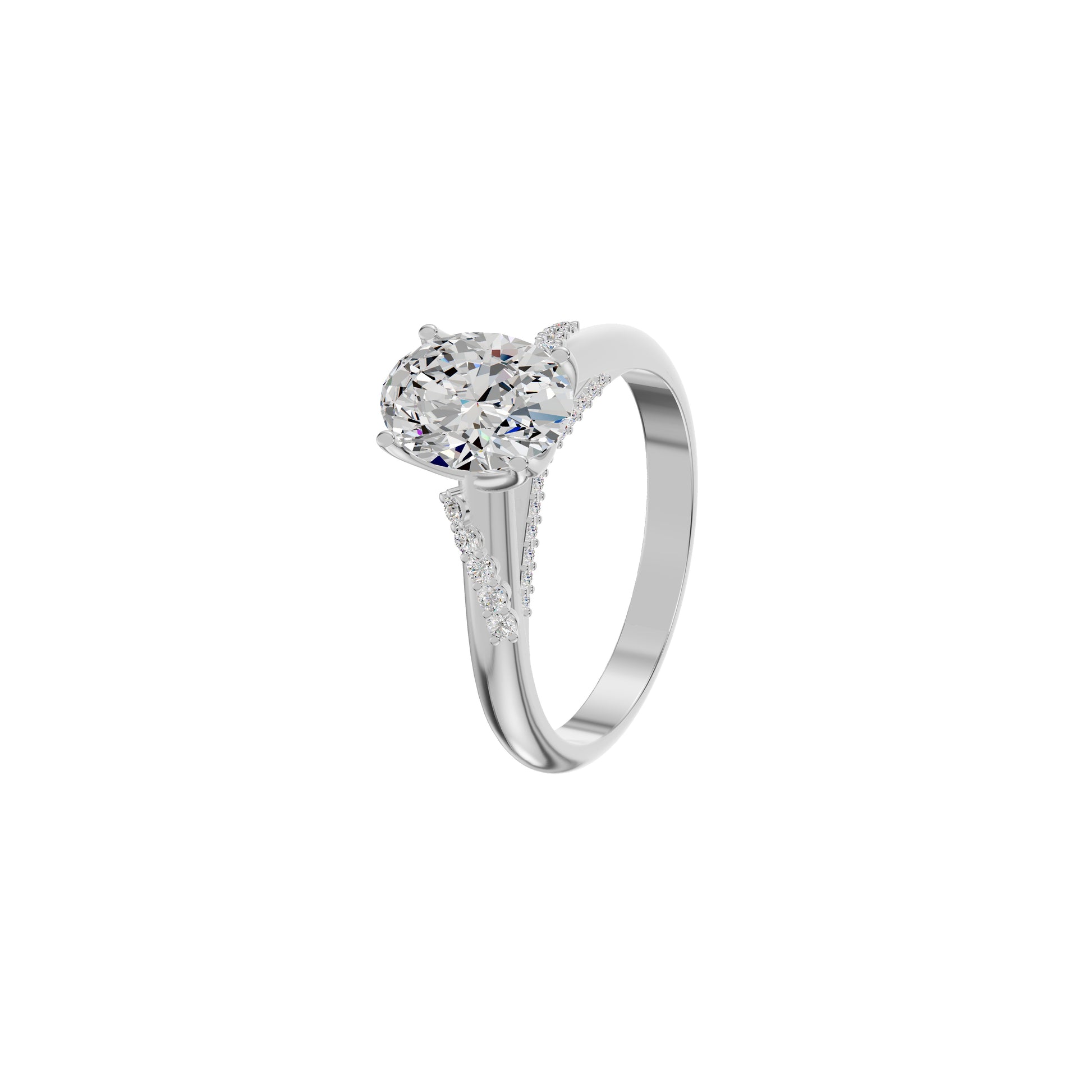DLR002248 18 KT / White Gold / 18