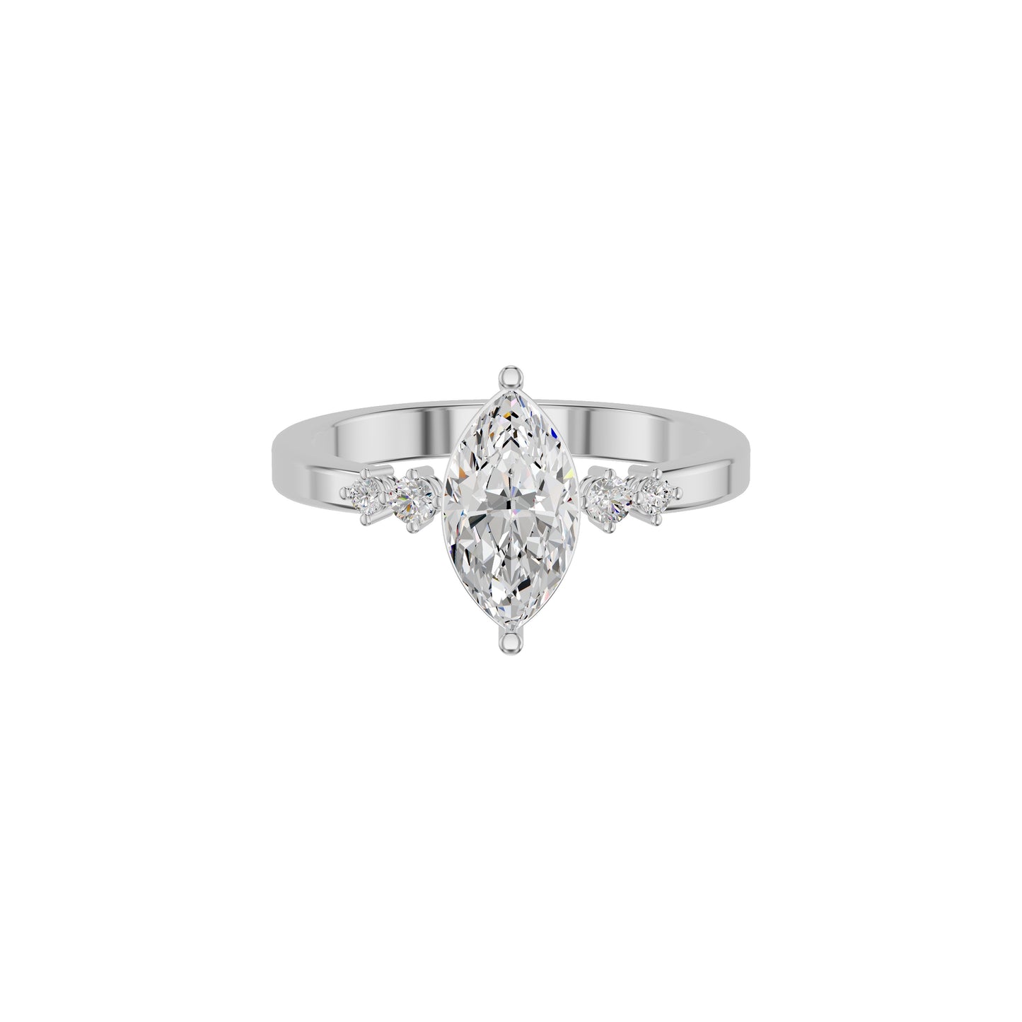 DLR002249 18 KT / White Gold / 18