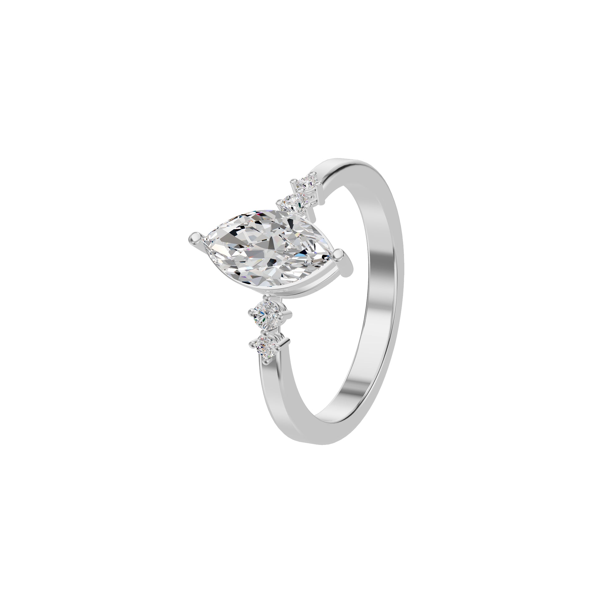 DLR002249 18 KT / White Gold / 18