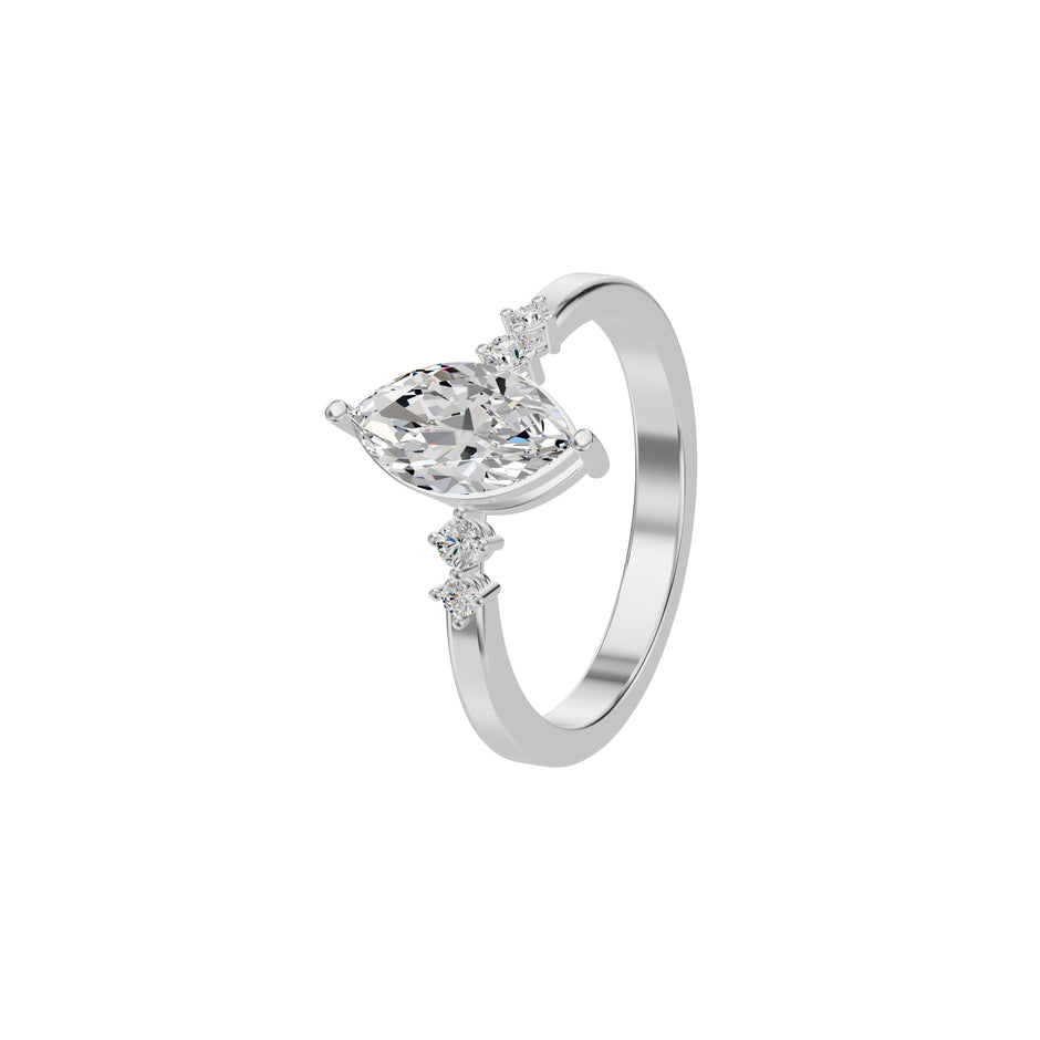 DLR002249 18 KT / White Gold / 18