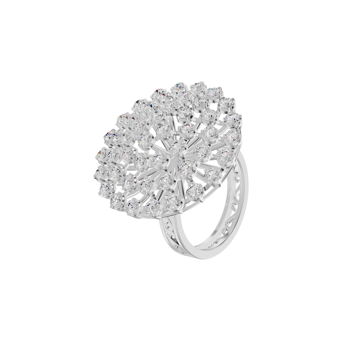 DLR002253 18 KT / White Gold / 18