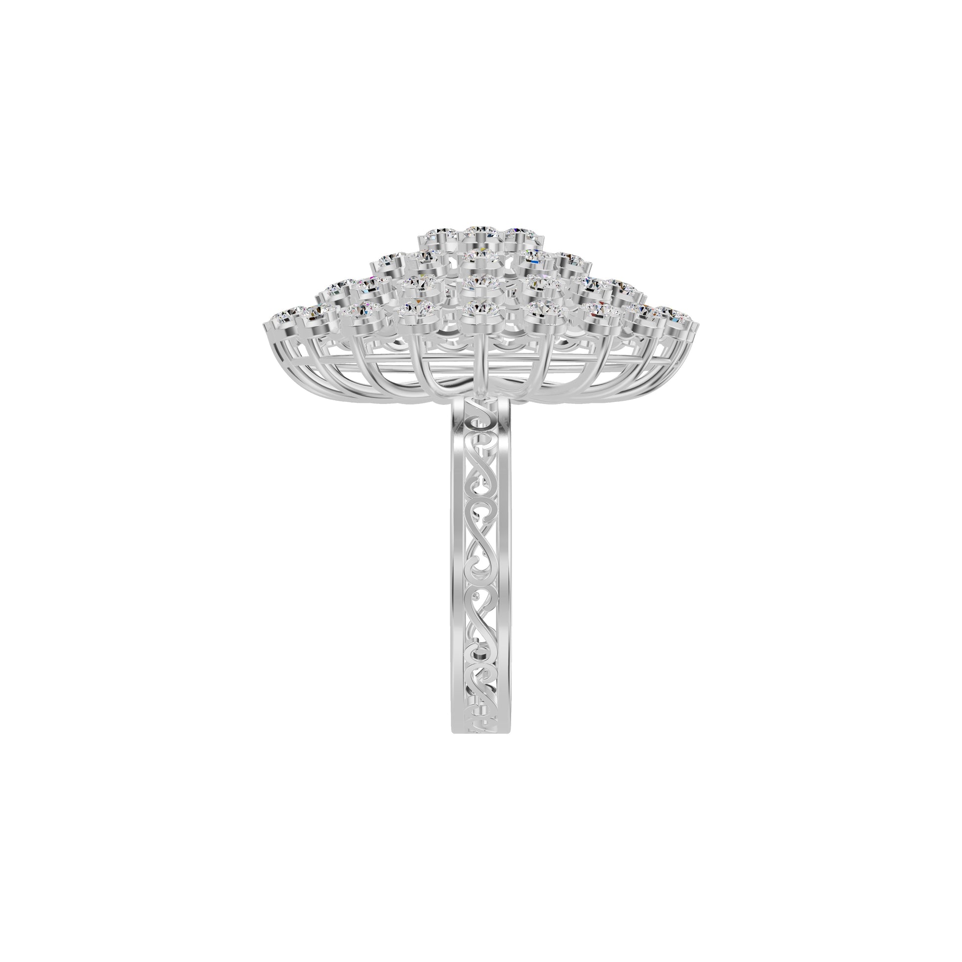 DLR002253 18 KT / White Gold / 18