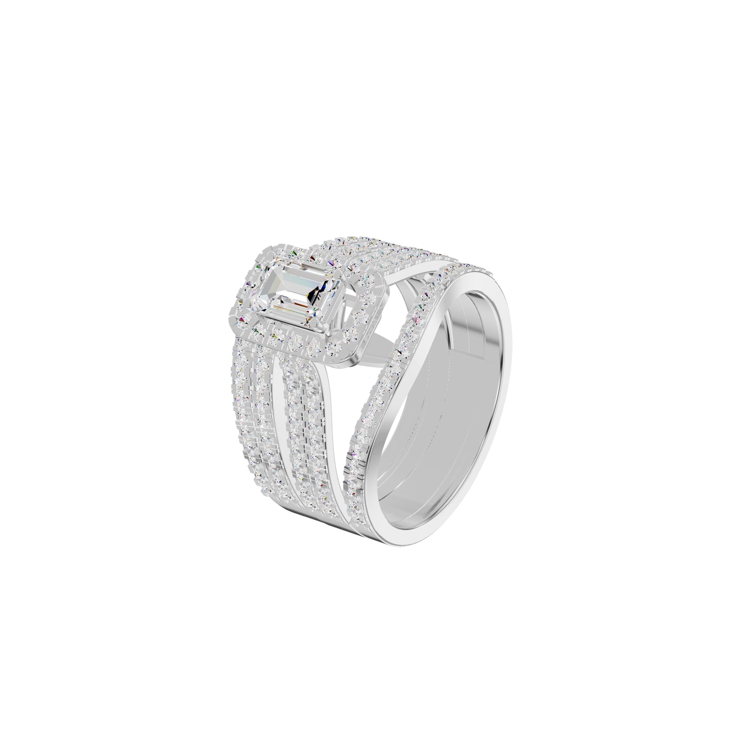 DLR002254 18 KT / White Gold / 18