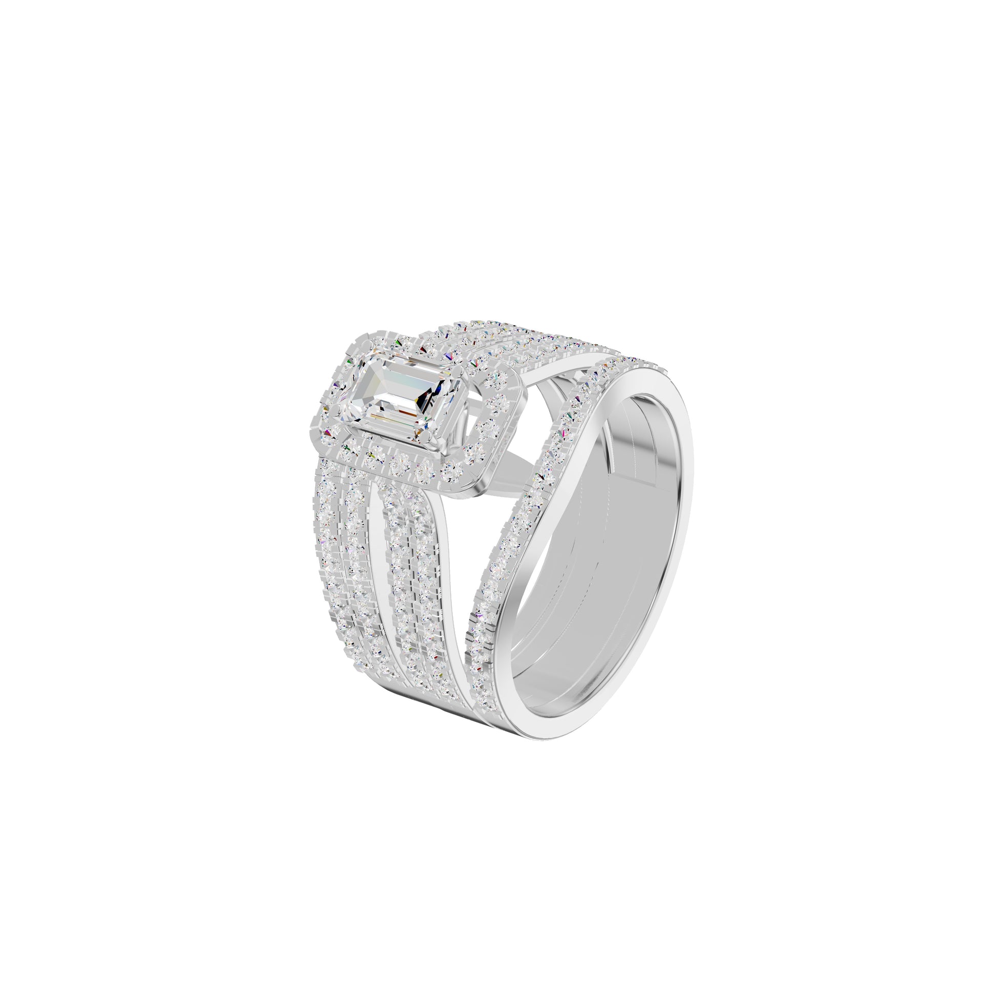 DLR002254 18 KT / White Gold / 18