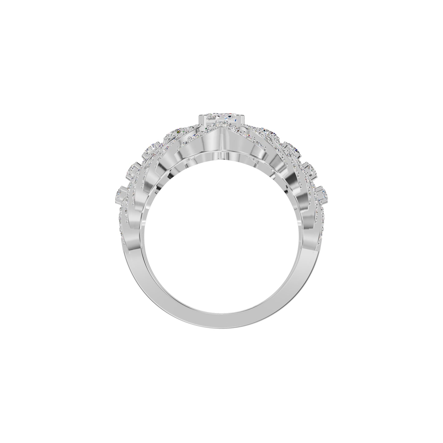 DLR002256 18 KT / White Gold / 18