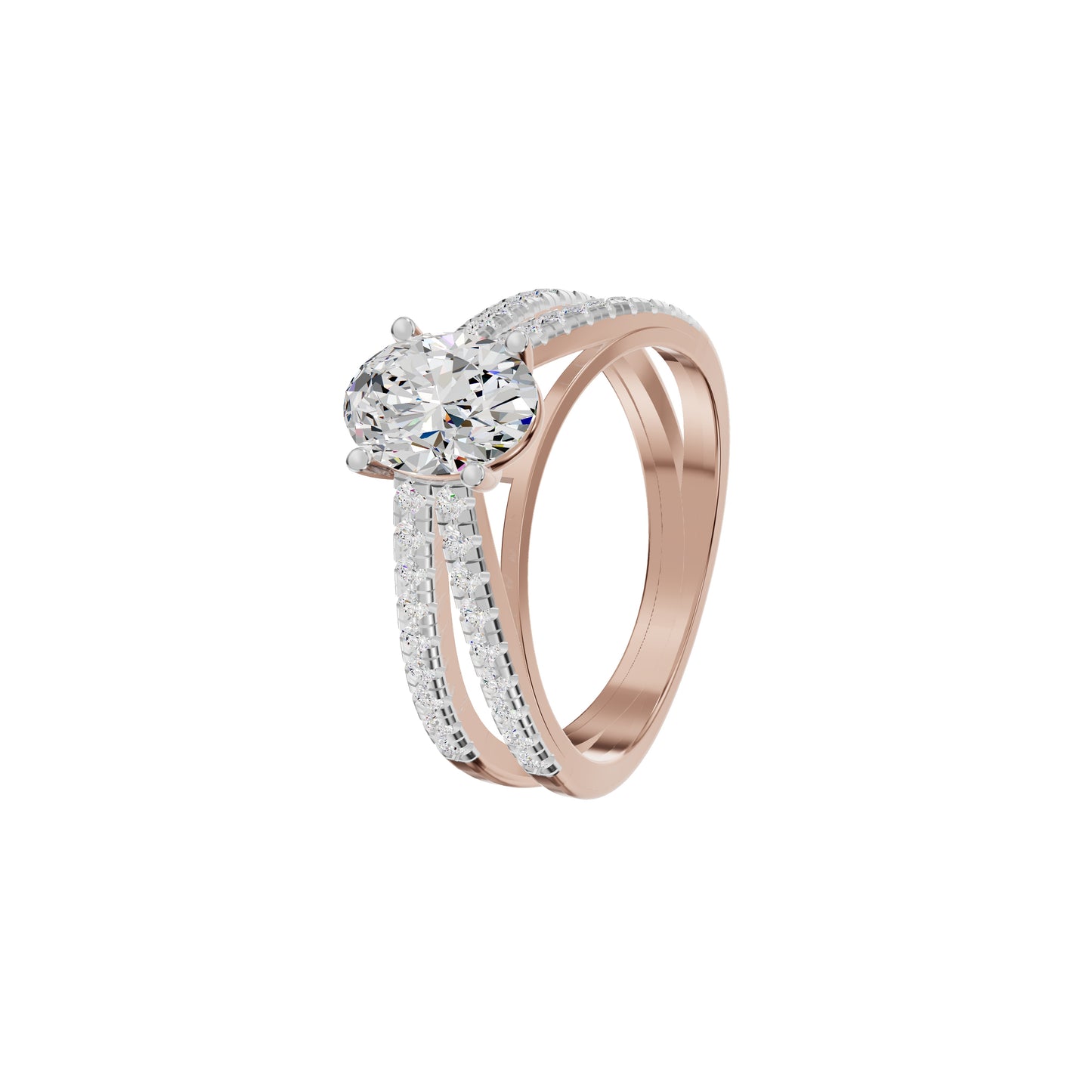 DLR002257 18 KT / Rose Gold / 18
