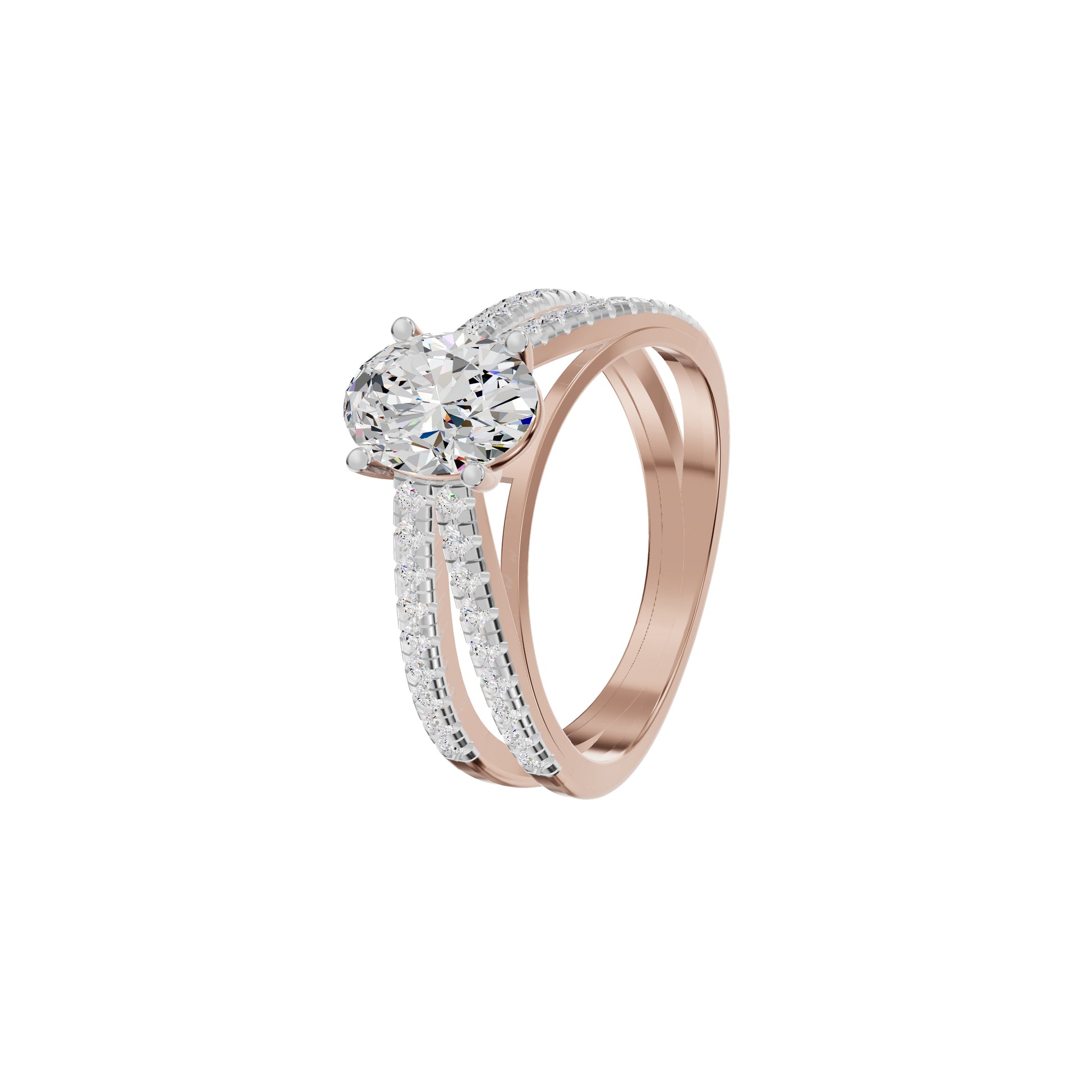 DLR002257 18 KT / Rose Gold / 18
