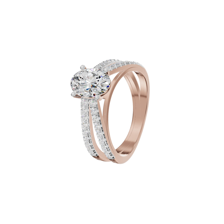 DLR002257 18 KT / Rose Gold / 18
