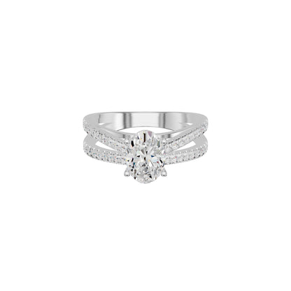 DLR002257 18 KT / White Gold / 18