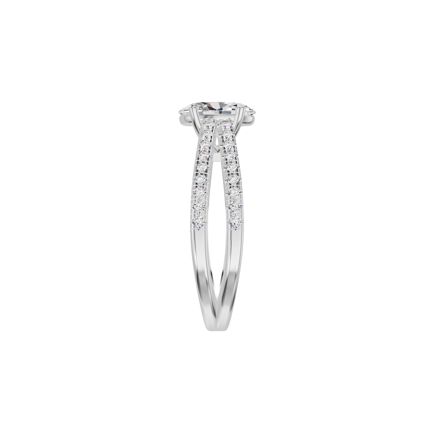 DLR002257 18 KT / White Gold / 18