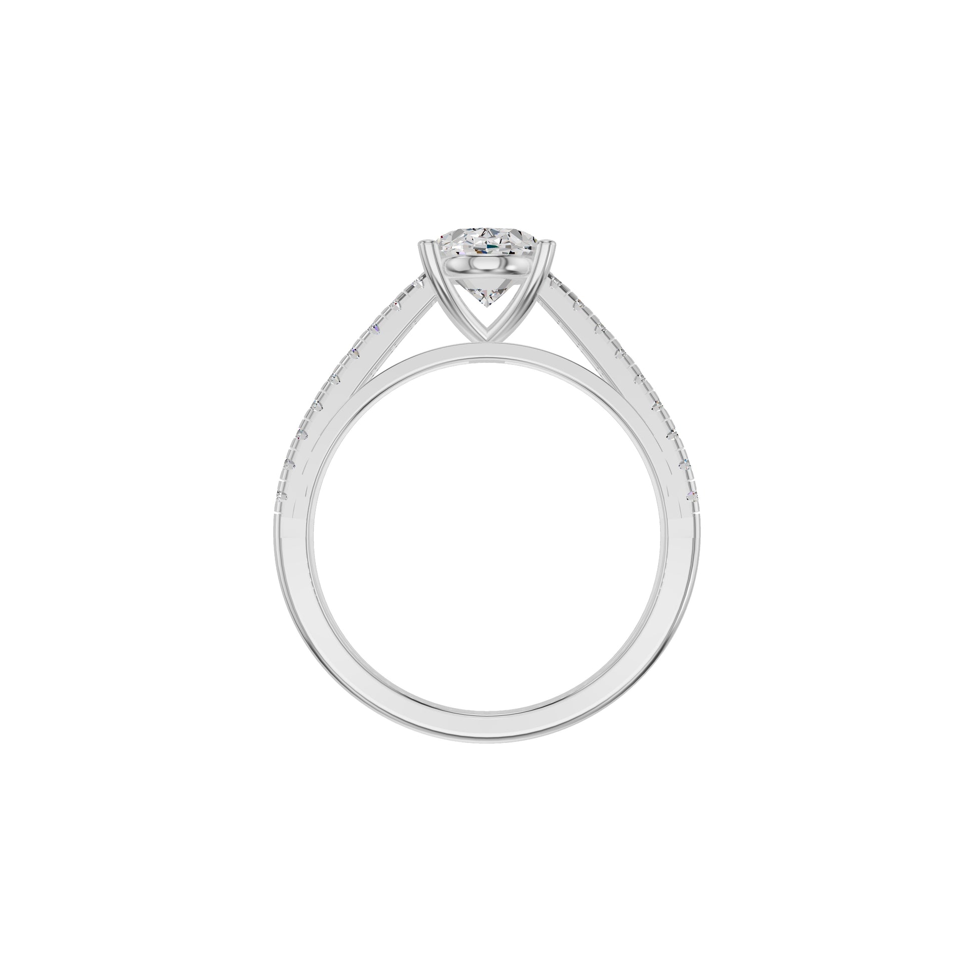 DLR002257 18 KT / White Gold / 18