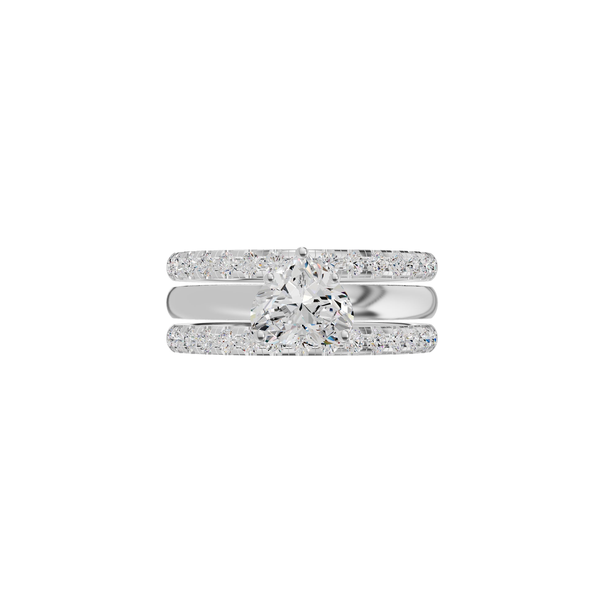 DLR002259 18 KT / White Gold / 18